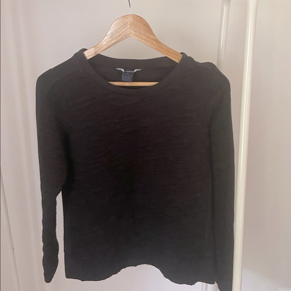 French connection textured sweatshirt
